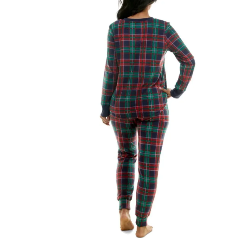 Roudelain Women's Packaged Long-Sleeve Top & Joggers Pajama Set Size M - 22260